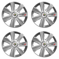 Puklice pre Alfa Romeo 16 GTX CARBON silver
