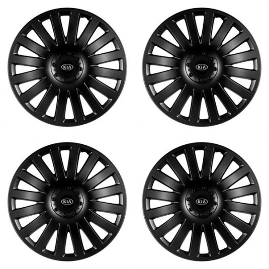Puklice pre Kia (staršie logo) 14 Smart black