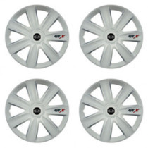 Puklice pre Kia (staršie logo) 16 GTX carbon white