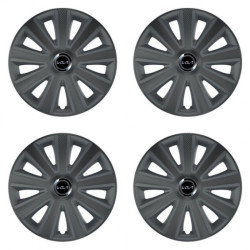 Puklice pre Kia (nové logo) 14 Aviator carbon RC grafite