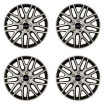 Puklice pre Kia (nové logo) 15 Dakar NC silver and black