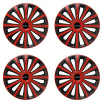 Puklice pre Kia (nové logo) 15 TREND red and black