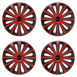 Puklice pre Kia (nové logo) 16 TREND red and black