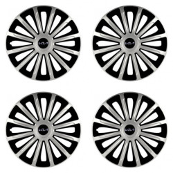 Puklice pre Kia (nové logo) 16 TREND silver and black