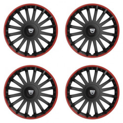 Puklice pre Dacia (staršie logo) 16 CRYSTAL RO black