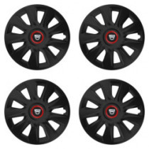 Puklice pre Dacia (staršie logo) 16 STRATOS RR black