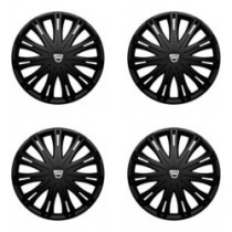 Puklice pre Dacia (staršie logo) 16 SPARK BLACK