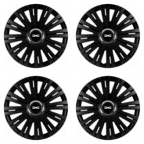 Puklice pre Dacia (nové logo) 15 ACTIVE RC BLACK