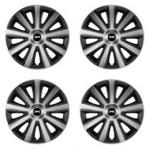 Puklice pre Dacia (nové logo) 16 Aviator carbon silver&black