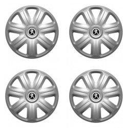 Puklice pre Peugeot (staršie logo) 15 COMFORT