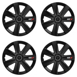 Puklice pre Peugeot (nové logo) 14 GTX CARBON black