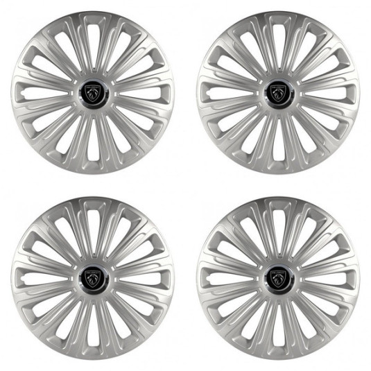 Puklice pre Peugeot (nové logo) 15 TREND RC