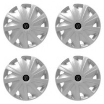 Puklice pre Peugeot (nové logo) pre dodávky 15 Craft silver