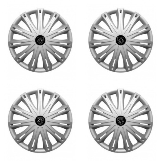 Puklice pre Peugeot (nové logo) 17 SPARK