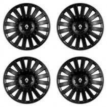 Puklice pre Renault (staršie logo) 14 Smart black