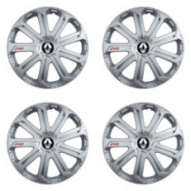 Puklice pre Renault (staršie logo) 14 Evo silver