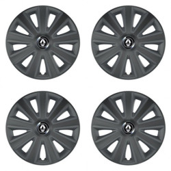 Puklice pre Renault (staršie logo) 16 Aviator carbon RC16 grafite