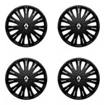 Puklice pre Renault (staršie logo) 17 SPARK BLACK