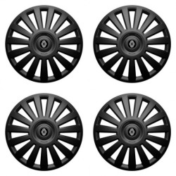 Puklice pre Renault (nové logo) 14 Luxury black