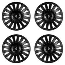 Puklice pre Renault (nové logo) 15 Smart black