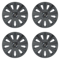 Puklice pre Renault (nové logo) 15 Aviator carbon grafite