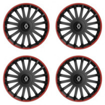 Puklice pre Renault (nové logo) 15 CRYSTAL RO black