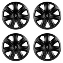 Puklice pre Renault (nové logo) 15 COMFORT BLACK