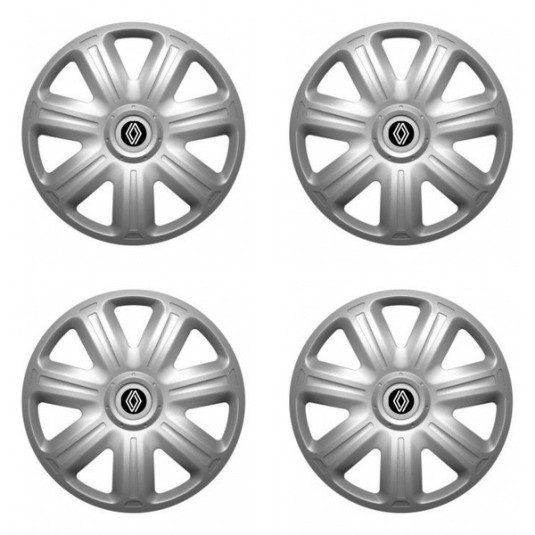 Puklice pre Renault (nové logo) 15 COMFORT