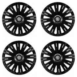 Puklice pre VW (čierne) 14 ACTIVE RC BLACK