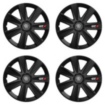 Puklice pre VW (čierne) 15 GTX CARBON black