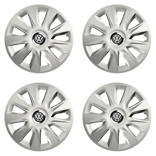 Puklice pre VW (čierne) 15 STRATOS RC