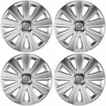 Puklice pre VW (čierne) 16 Aviator carbon RC 16 silver