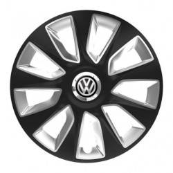 Puklice pre VW (čierne) 16 STRATOS BS