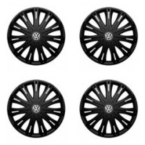 Puklice pre VW (čierne) 16 SPARK BLACK