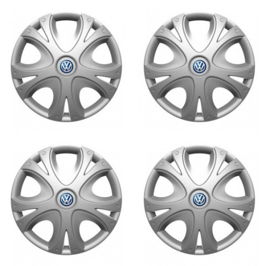 Puklice pre VW (modré) 14 DYNAMIC