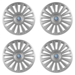 Puklice pre VW (modré) 15 Luxury