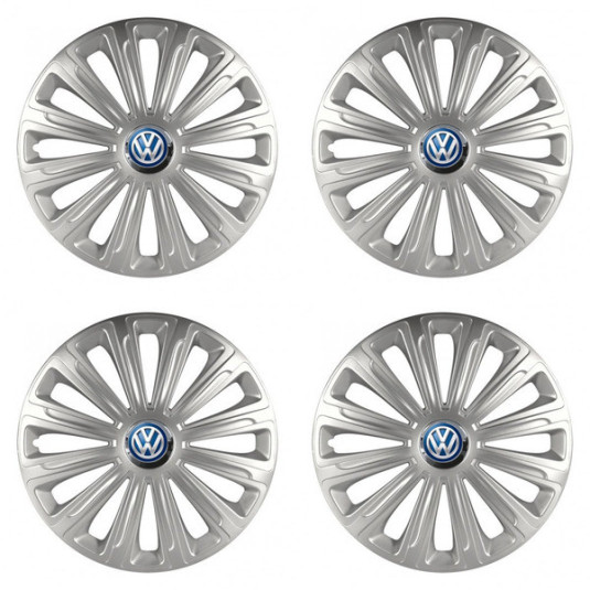 Puklice pre VW (modré) 15 TREND RC