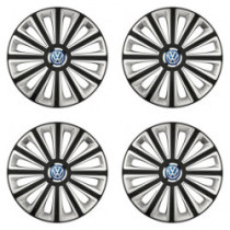 Puklice pre VW (modré) 15 TREND RC double colour