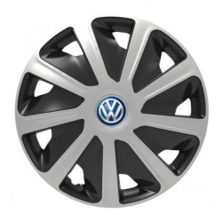 Puklice pre VW (modré) pre dodávky 15 Craft silver and black