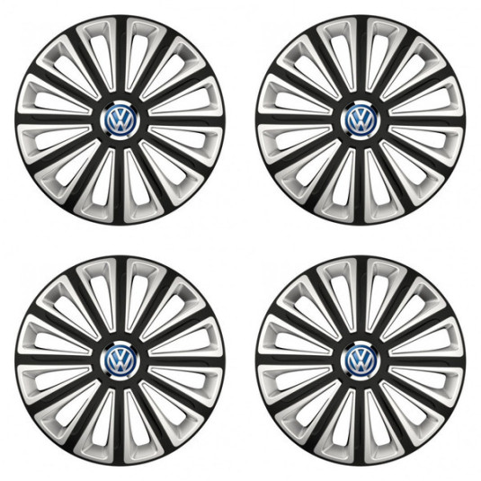 Puklice pre VW (modré) 16 TREND RC double colour