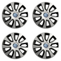 Puklice pre VW (modré) 16 STRATOS double colour