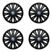 Puklice pre VW (modré) 16 SPARK BLACK