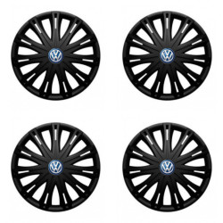 Puklice pre VW (modré) 16 SPARK BLACK