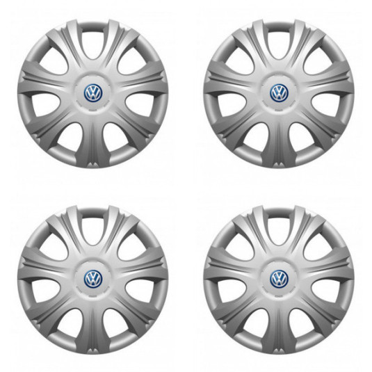 Puklice pre VW (modré) 16 IMPULSE 16-VERSACO