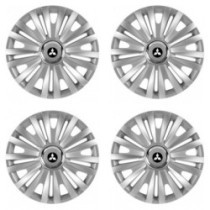 Puklice pre Mitsubishi (strieborné) 14 ROYAL RC