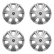 Puklice pre Mitsubishi (strieborné) 16 IMPULSE 16-VERSACO