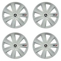 Puklice pre Mitsubishi (strieborné) 17 GTX carbon white