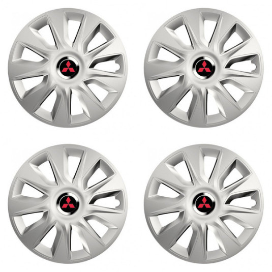 Puklice pre Mitsubishi (červené) 14 STRATOS RC