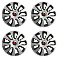 Puklice pre Mitsubishi (červené) 14 STRATOS double colour