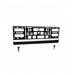 Podložka pod ŠPZ strieborná T2